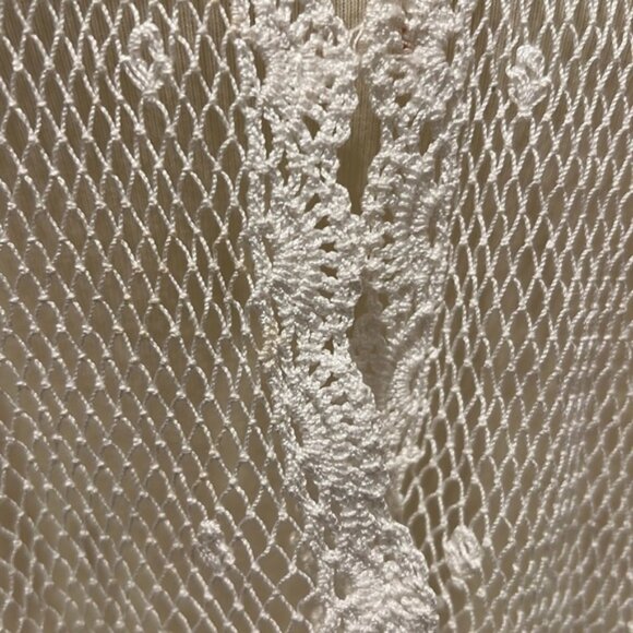 Hand-crocheted lace cotton, Vest, amazing pattern entirely handmade - Picture 11 of 11